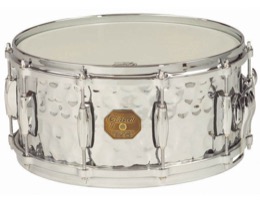 Gretsch Drums 14 x 6.5 Snare Drum 10Lug Hammered Chrome Over Brass