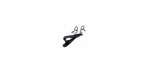 Clip pack for the ECM-88B/88PT. Black. 10 pieces in each package
