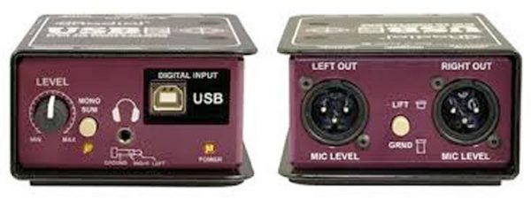 USB Pro Stereo DI for USB source