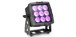 Cameo CLFLOOD600IP65 Outdoor Flood Light with 9x12W RGBWA+UV 6-In-1 LEDs