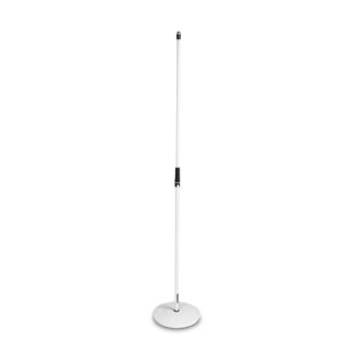 GMS23W Gravity MS 23 W Microphone Stand with Round Base white