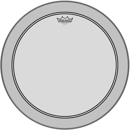 Remo Powerstroke 3, Bass, Clear 18"