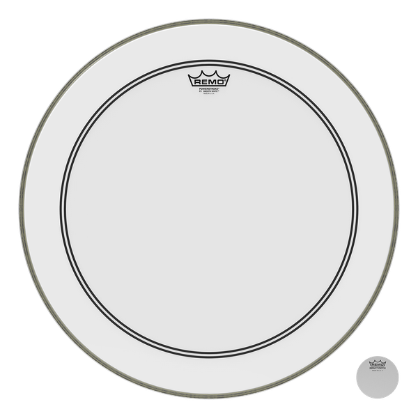 Remo Powerstroke P3 Smooth White Bass Drumhead 22