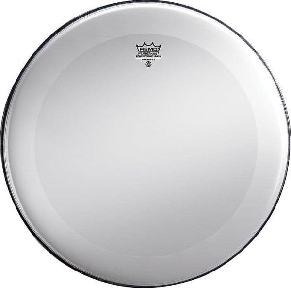 Powerstroke P3 Smooth White Bass Drumhead 24 DynamO No St