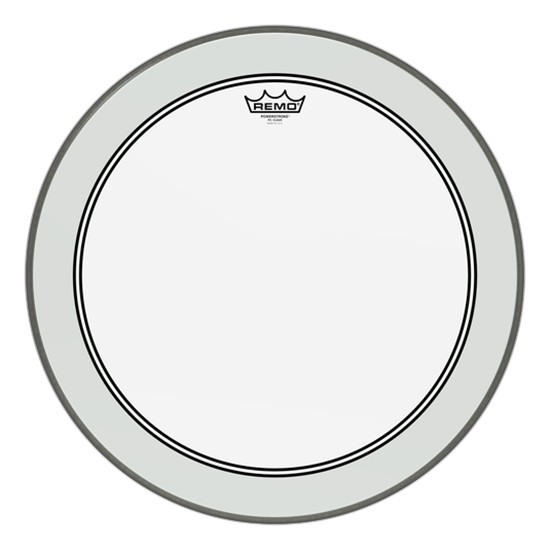 Powerstroke P3 Clear Bass Drumhead 20 2-1/2 Impact Patch