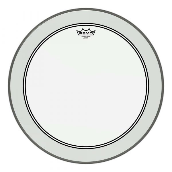 Remo Powerstroke P3 Clear Bass Drumhead 22 2-1/2 Impact Patch