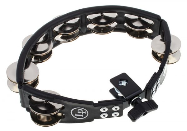 LP160 Steel Jingles, black Tambourine Cyclop mountable