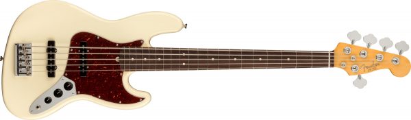 Fender AM Professional II Jazz Bass V RW Olympic White