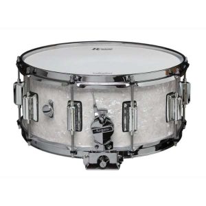 37-WMP Dynasonic - Wood Shell / Beavertail Lugs / White Marine Pearl