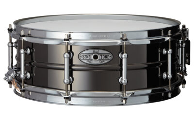 STA1450BR Sensitone Black Nickel-Plated Brass Snare Drum