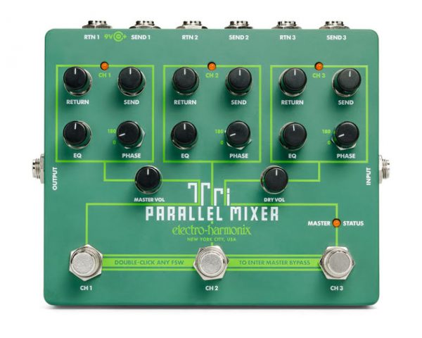 TRI PARALLEL MIXER Parallel FX Loop Mixer and Switcher