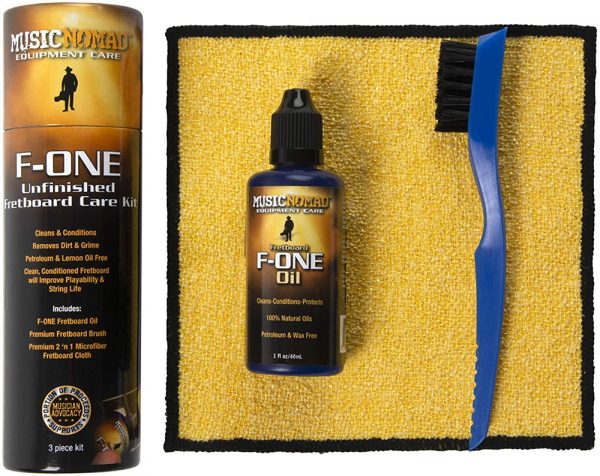 F-ONE Unfinished Fretboard Care Kit - Oil Brush Cloth MN125
