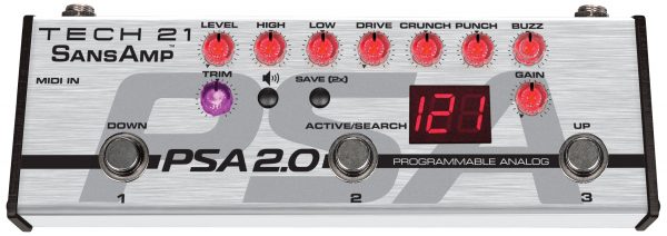 Tech21 PSA 2.0 Programmable Pre-amp Pedal