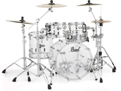 CRB524P/C730 Crystal Beat Ultra Clear Drumset