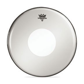 Batter CONTROLLED SOUND Clear 10 Diameter White Dot On Top