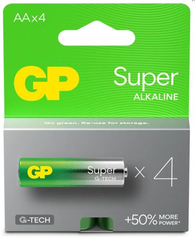 GP BATTERIES LR6/AA 4-PACK