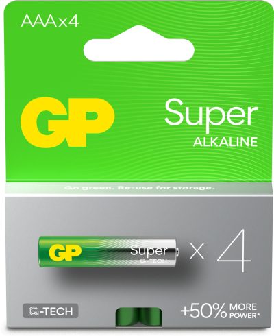 GP BATTERIES LR03/AAA 4-PACK