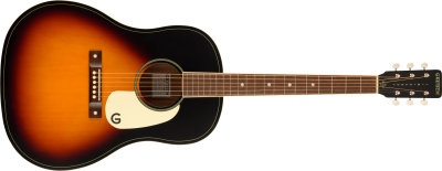 Jim Dandy Dreadnought Walnut Fingerboard White Pickguard Rex Burst
