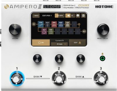 Hotone Ampero II Stomp - Multieffekt gitarr