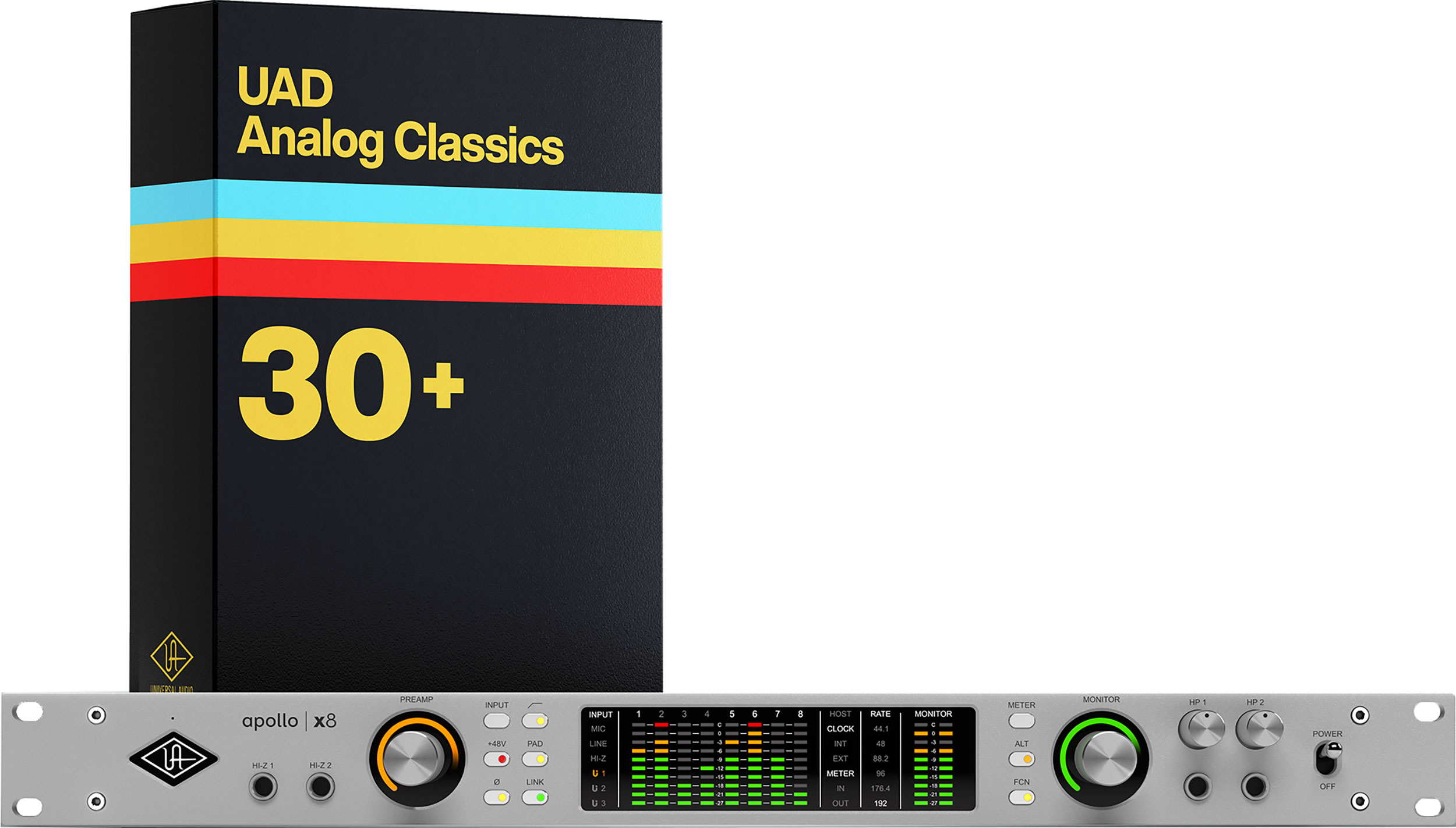 Apollo x8 with UAD Analog Classics