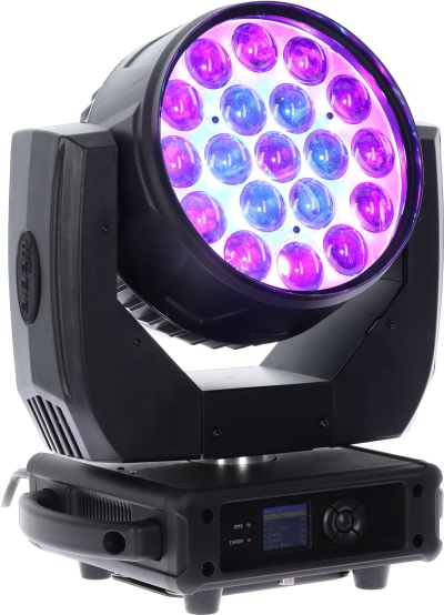 19 x 15W RGBW LED Wash Moving Head