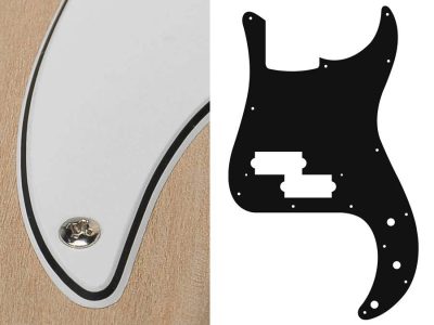 PB-315 Pickguard P-Bass - White